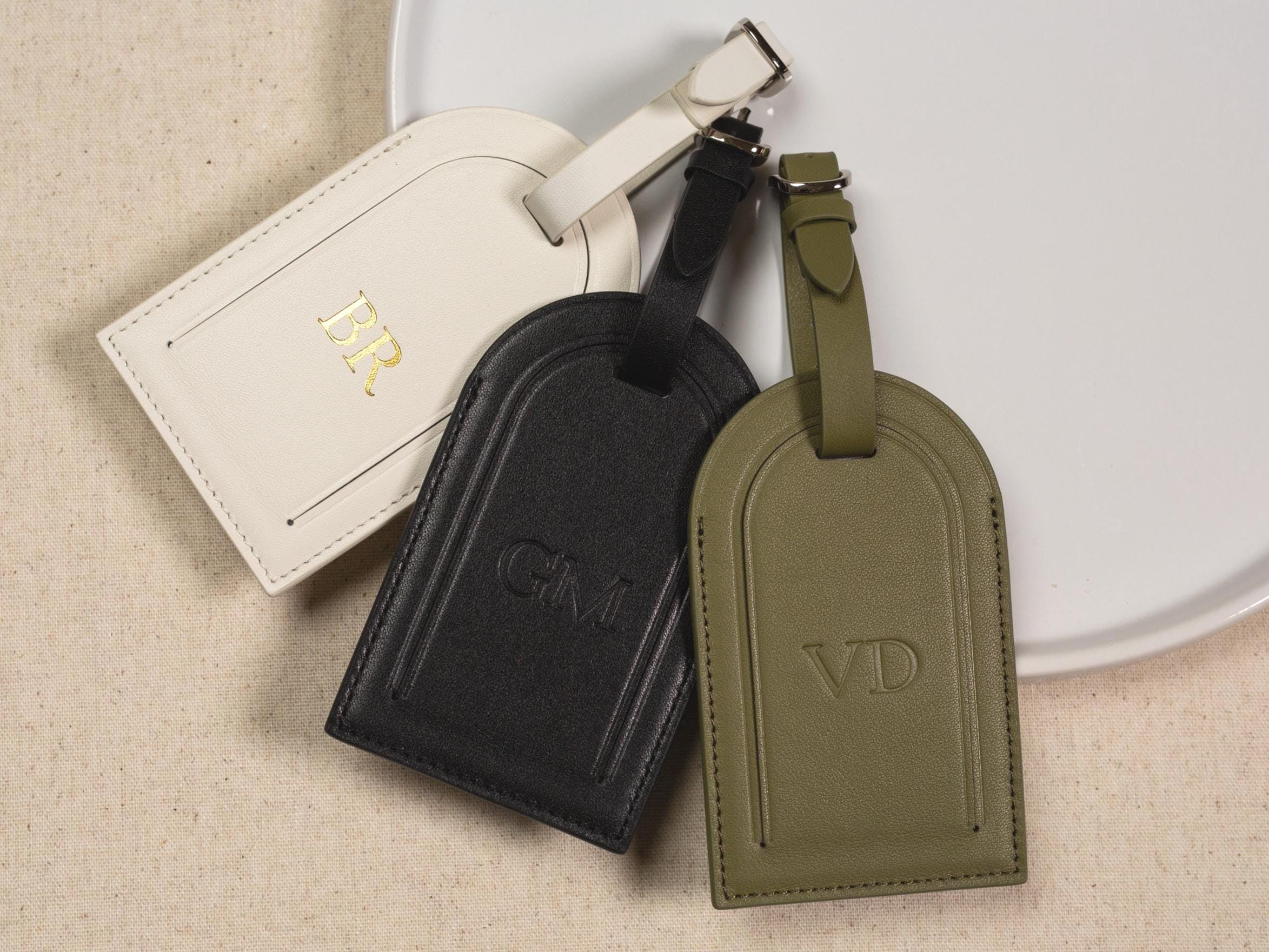 Embossed Luggage Tag - Custom monogrammed suitcase tag, gift for her, Bag name tags, travel gift, gift from kids, personalized gift for her