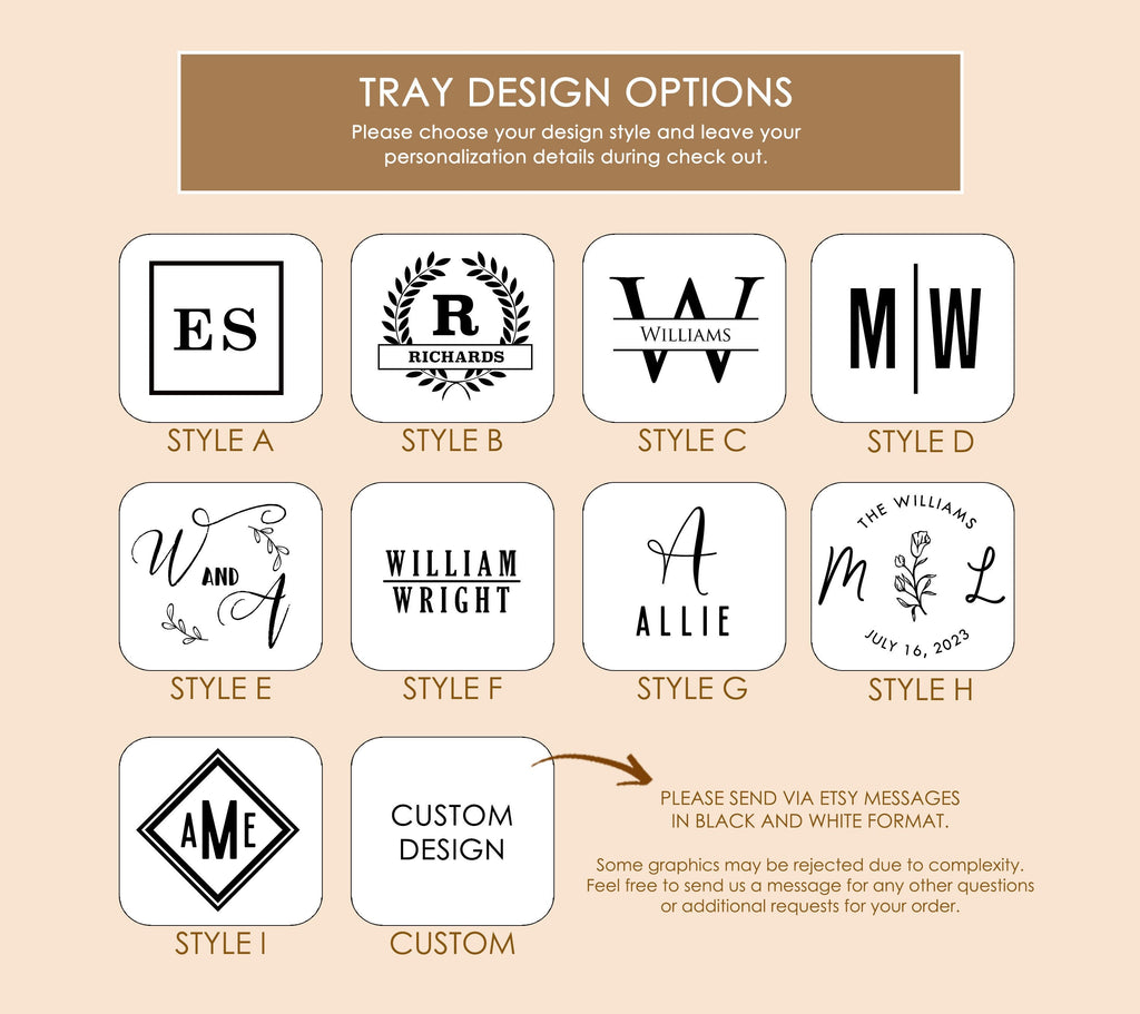 Engraved leather valet tray - engrave your kids drawing or message, personalized catchall ring key tray, office desk, 3rd anniversary gift