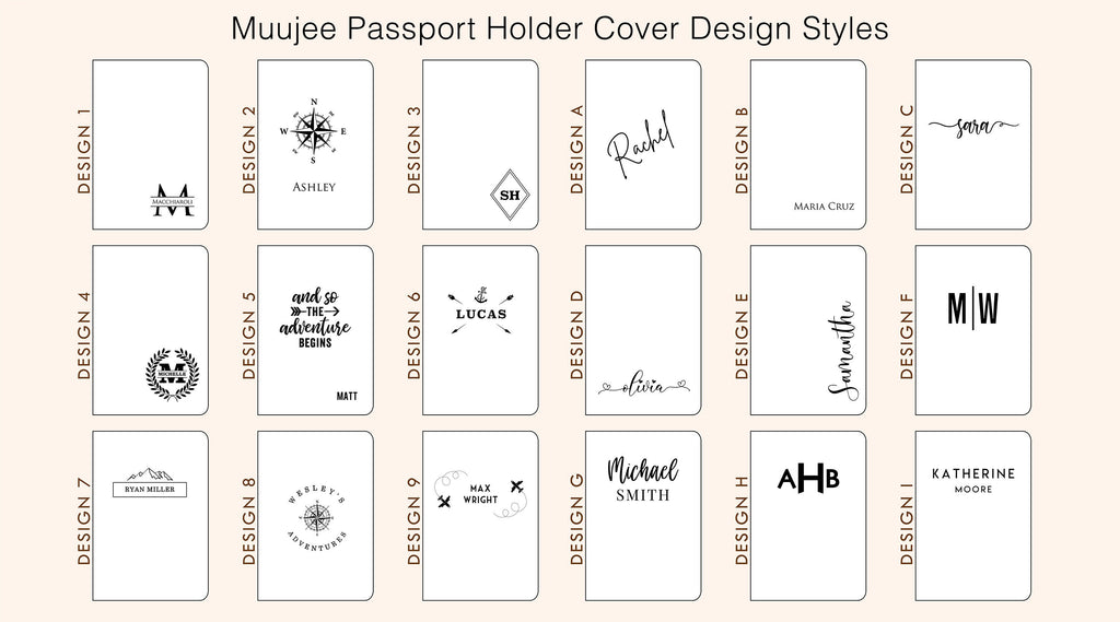 Leather passport cover - engraved holder, 3rd leather anniversary gift for husband wife, custom travel wallet, honeymoon wedding travel gift