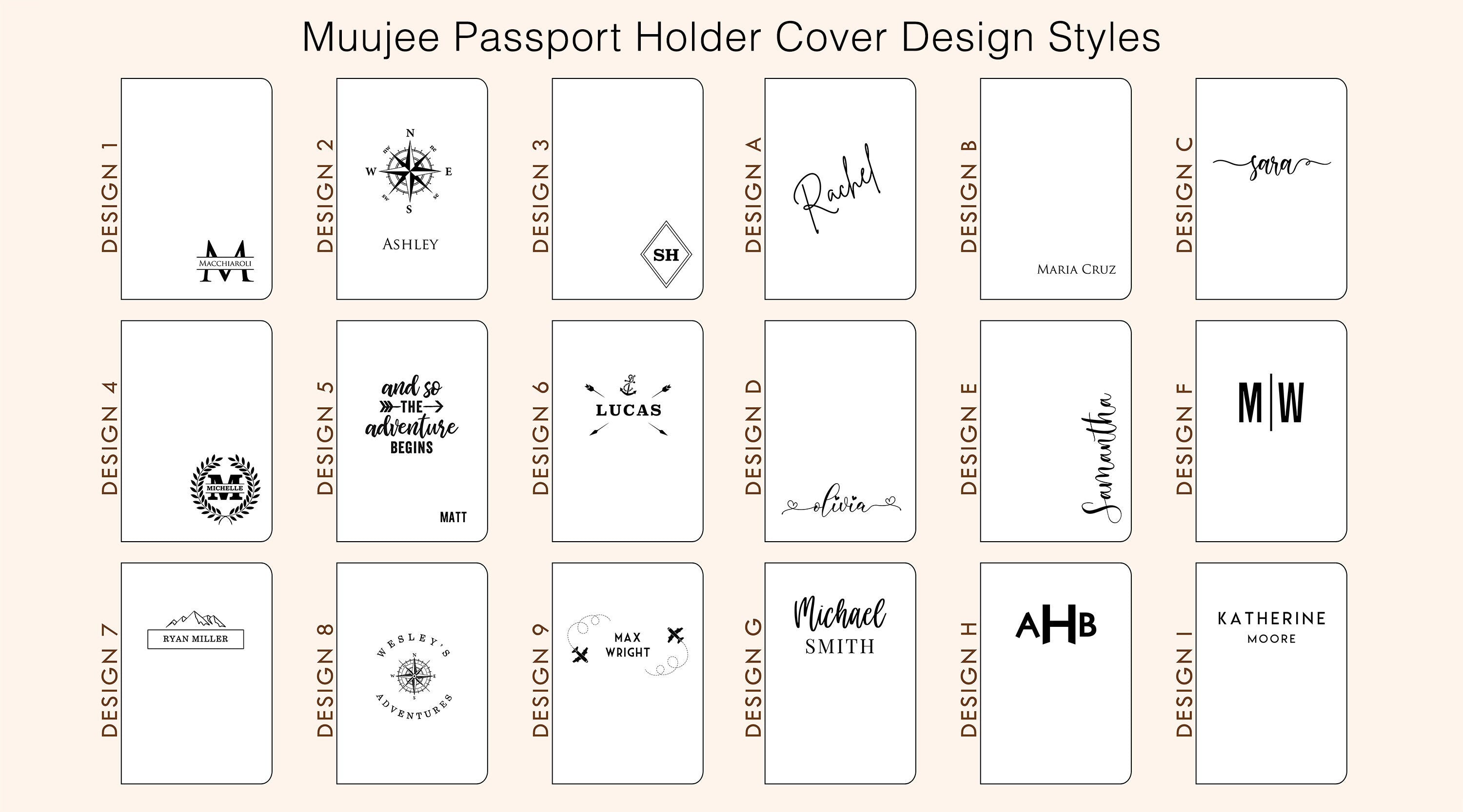 Leather passport cover - engraved holder, 3rd leather anniversary gift for husband wife, custom travel wallet, honeymoon wedding travel gift