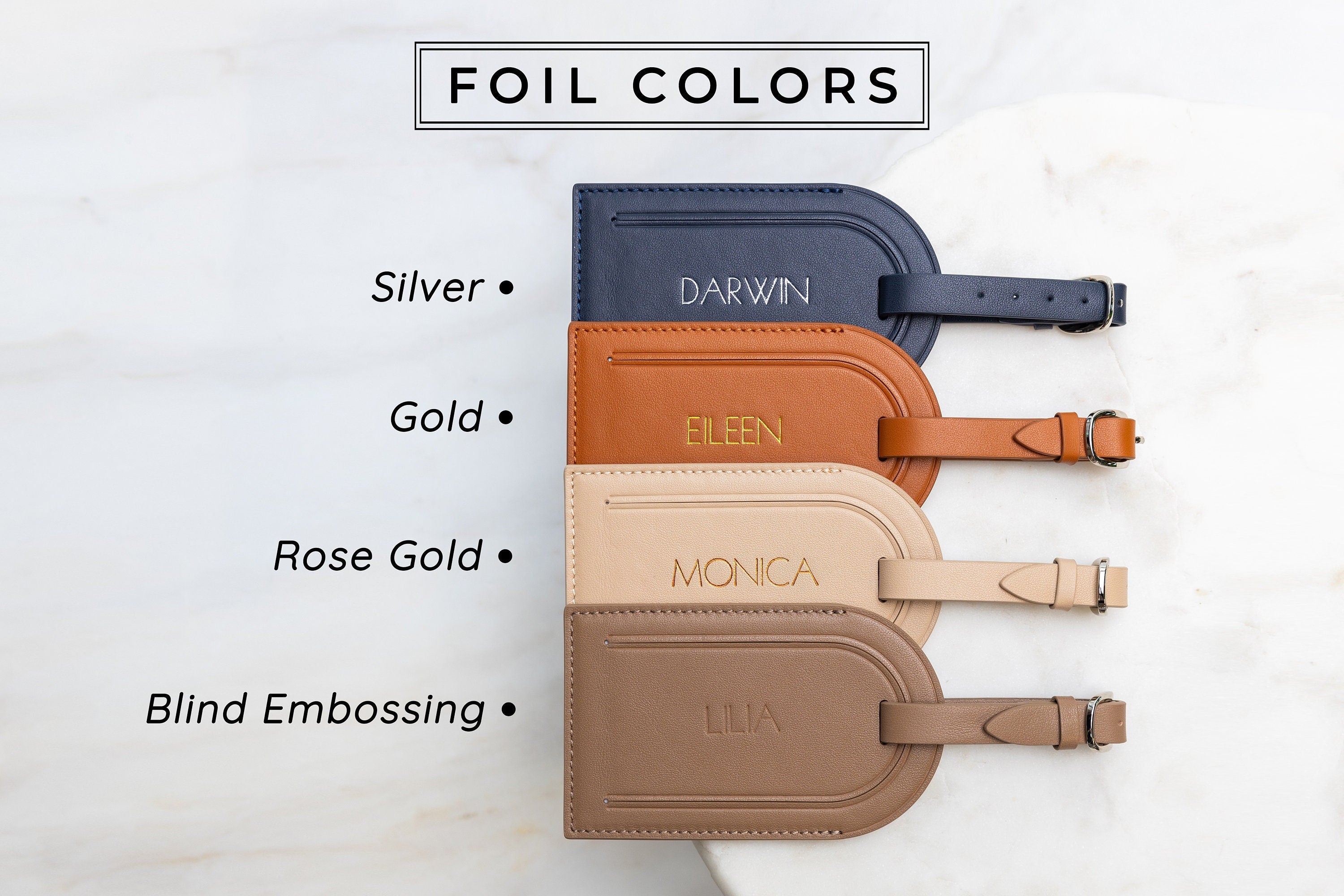 Embossed luggage tag - custom monogrammed suitcase tag, travel essentials, gift for moms, wife, bffs, gift for her, gift from daughter