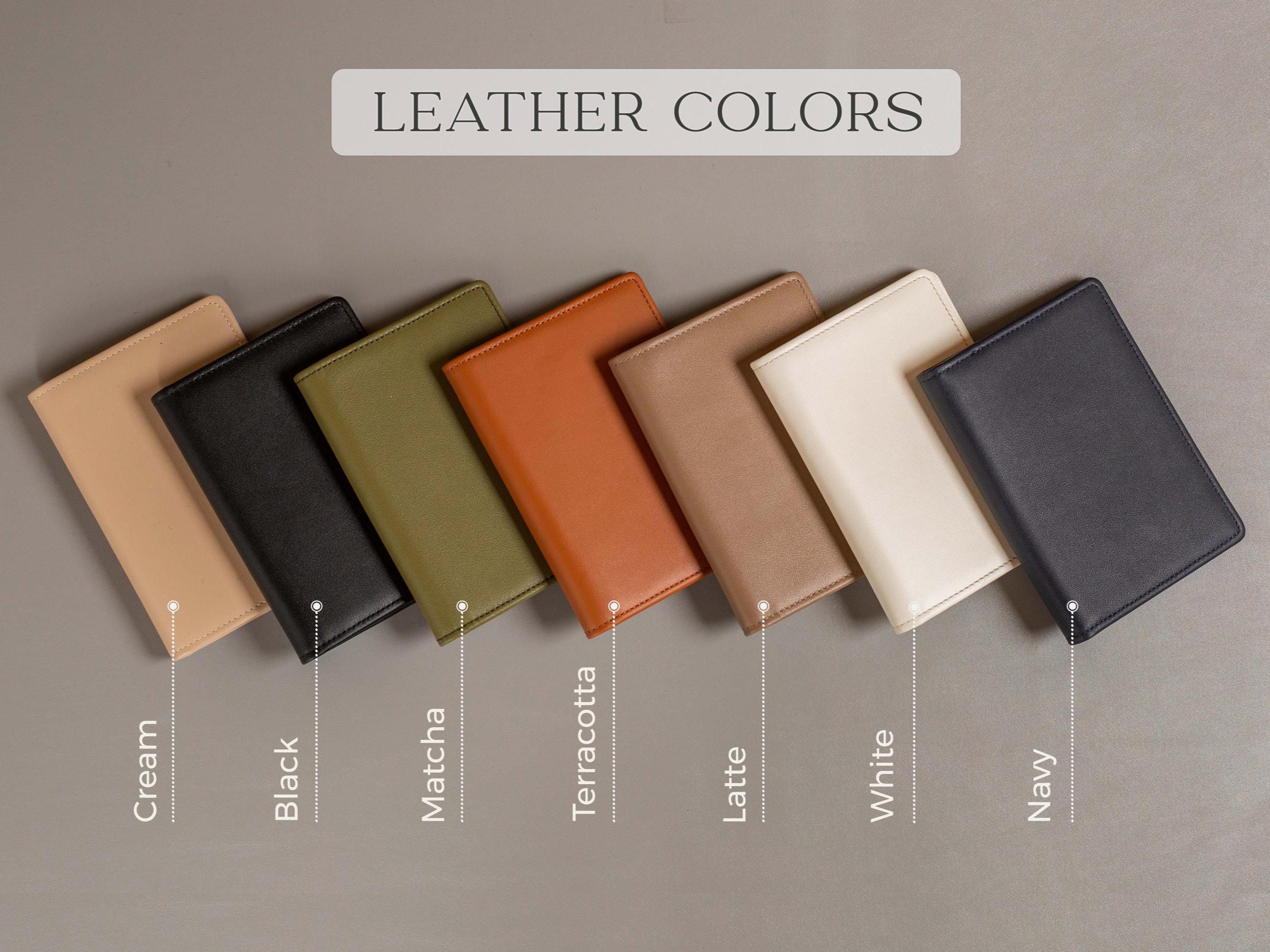 Nappa Passport Holder - Engraved Custom Name Monogram Inside Message Quote Genuine Leather Anniversary Gift Business Traveler Best Friend