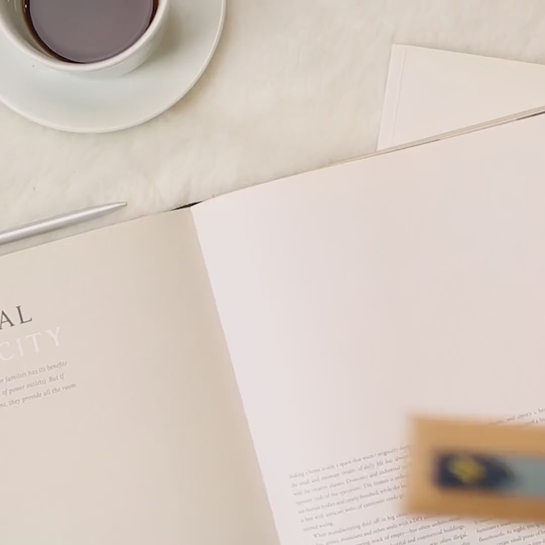 Engraved leather bookmark w/ loop (d2) - custom 3rd anniversary gift for her him, birthday gift idea for husband wife, message book mark